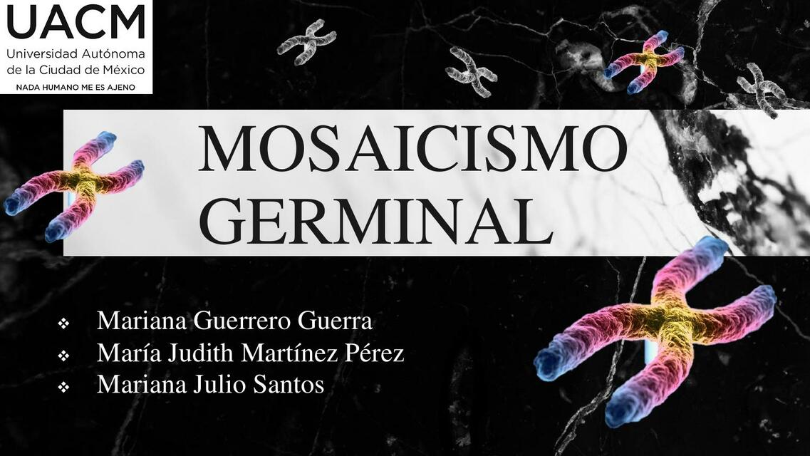 Mosaicismo Germinal