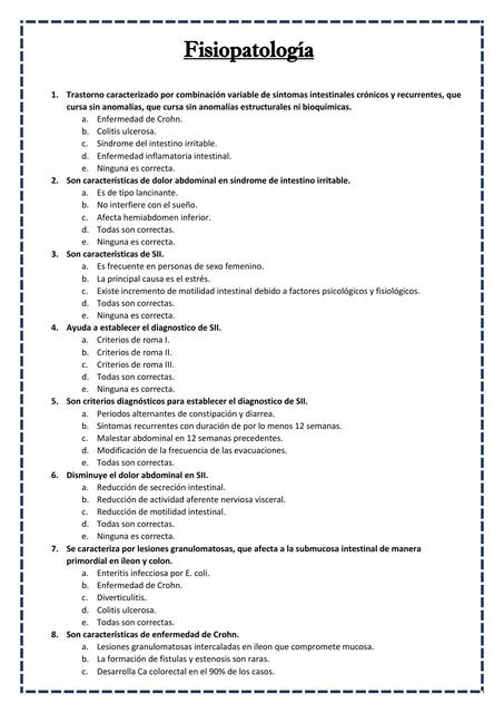 Fisiopatología - Sistema endocrino