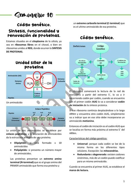 Biología Celular Sem 10 CAT 3 UBA