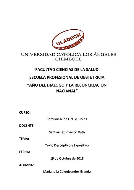 FACULTAD CIENCIAS DE LA SALUD