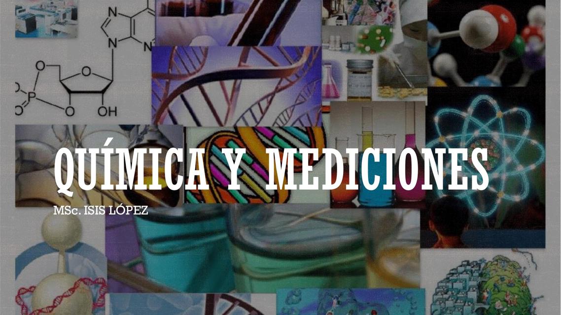 Química y mediciones