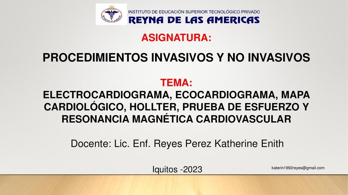 Electrocardiograma, ecocardiograma 