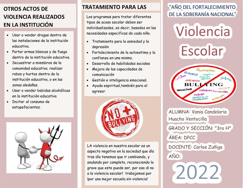 Violencia escolar 