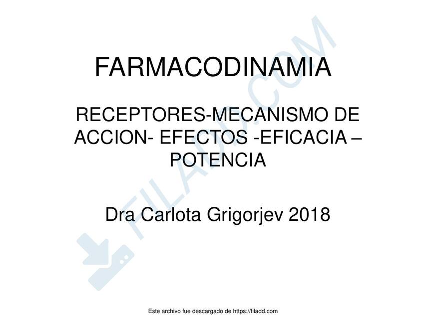 Farmacodinamia 