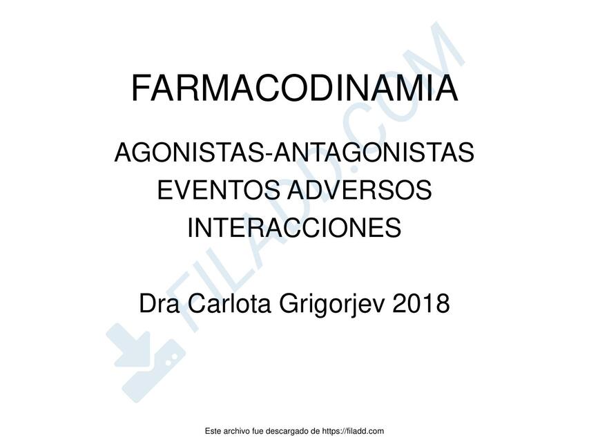 Farmacodinamia 