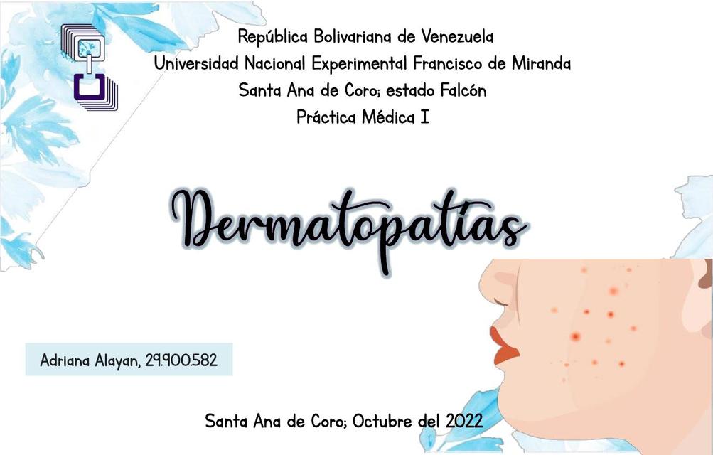 Dermatopatías  