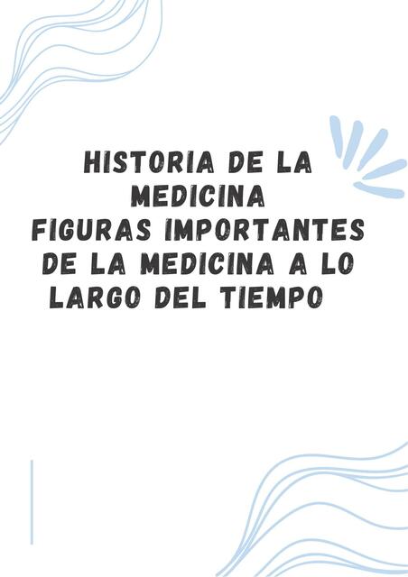 Historia de la Medicina