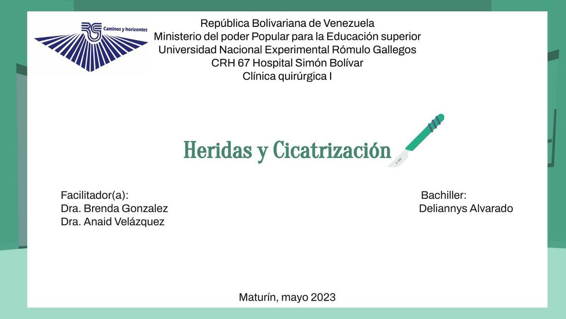 Heridas y Cicatrización