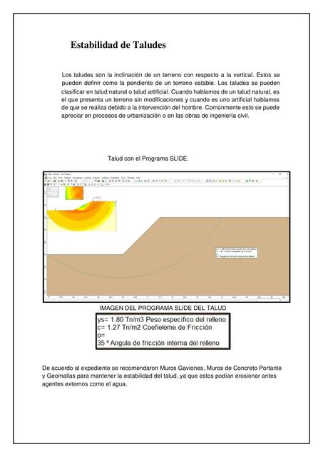 Estabilidad de Taludes 