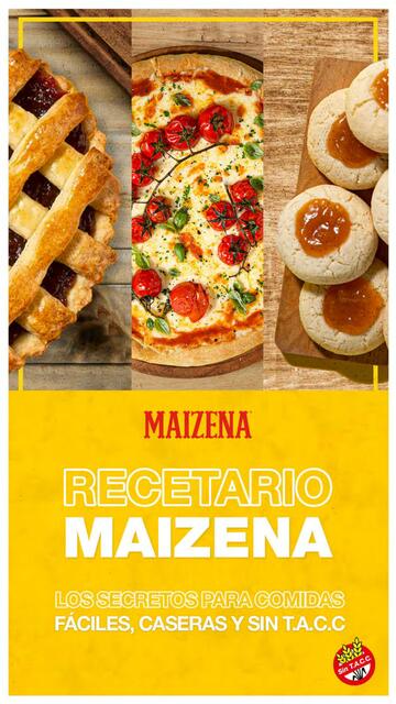 Recetario Maizena 