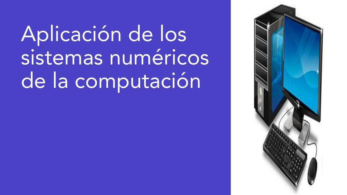 Aplicación de los Sistemas Numéricos de la Computación 