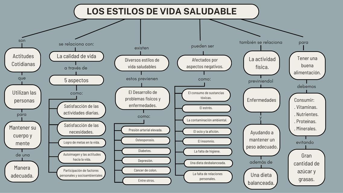 Los estilos de vida saludable