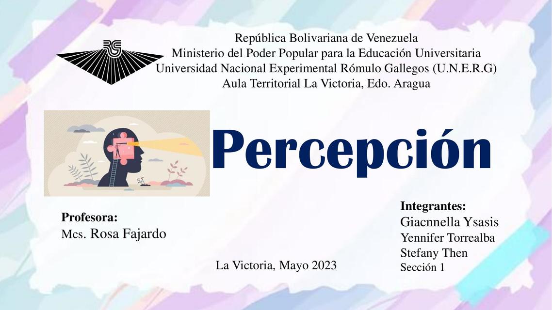 Percepción  