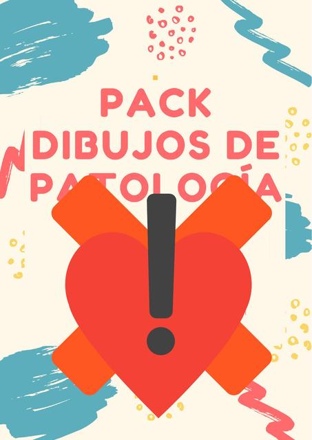 Pack dibujos de patologia 