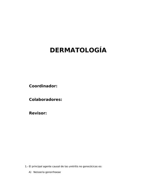 Dermatología 