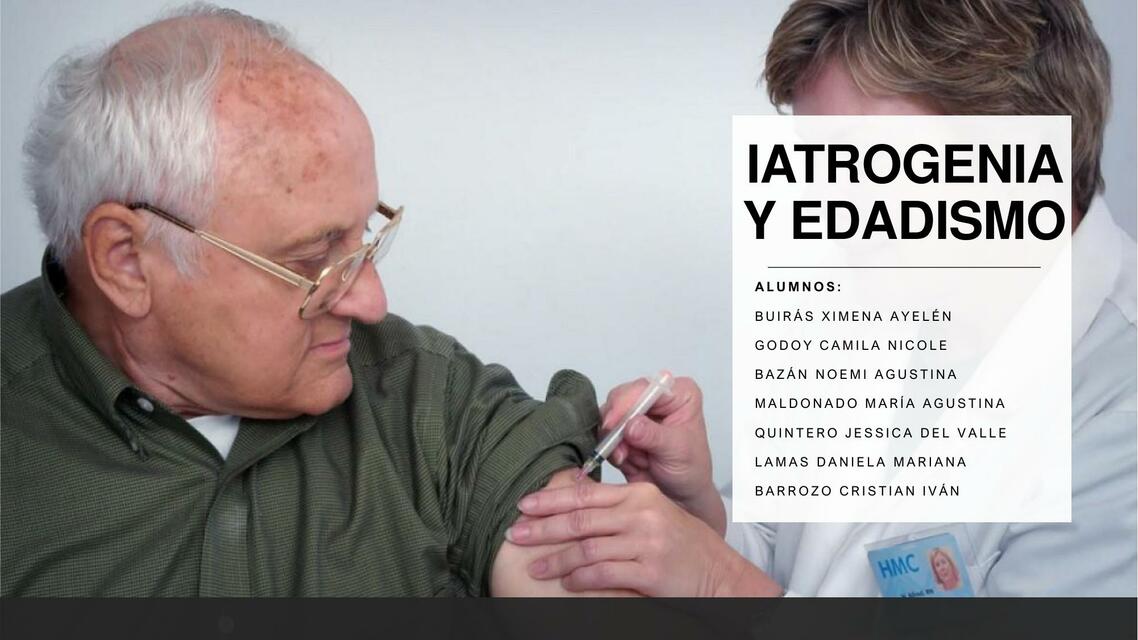 Iatrogenia y Edadismo