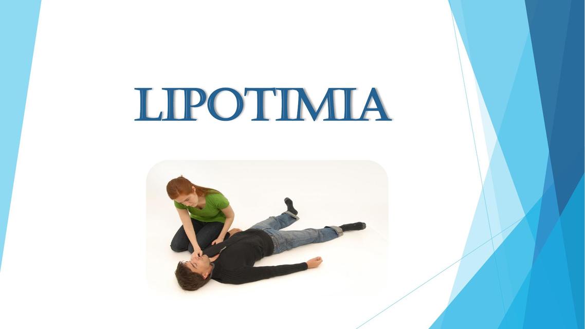 Lipotimia 