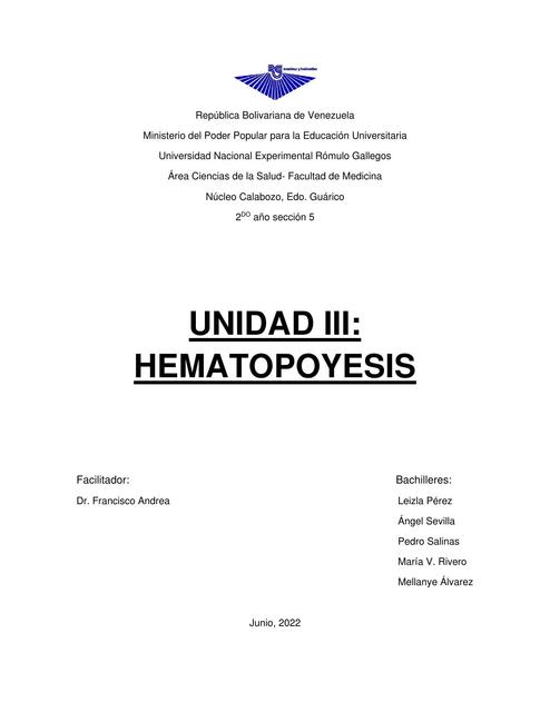 Hematopoyesis 