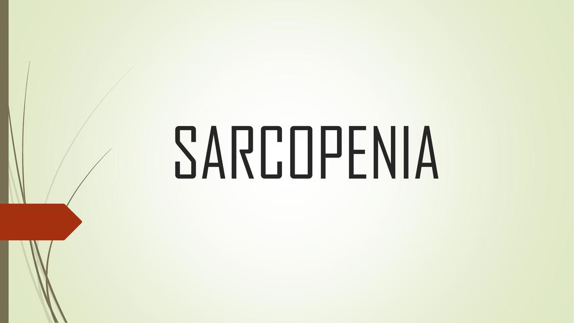 Sarcopenia 