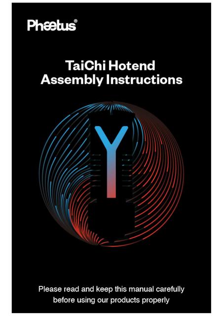 TaiChi Hotend Instructions Sheet