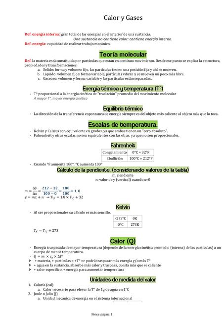 Calor y Gases 