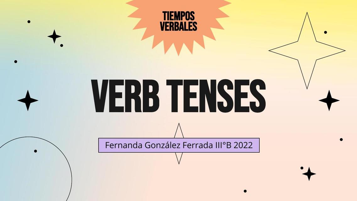 Verb Tenses 