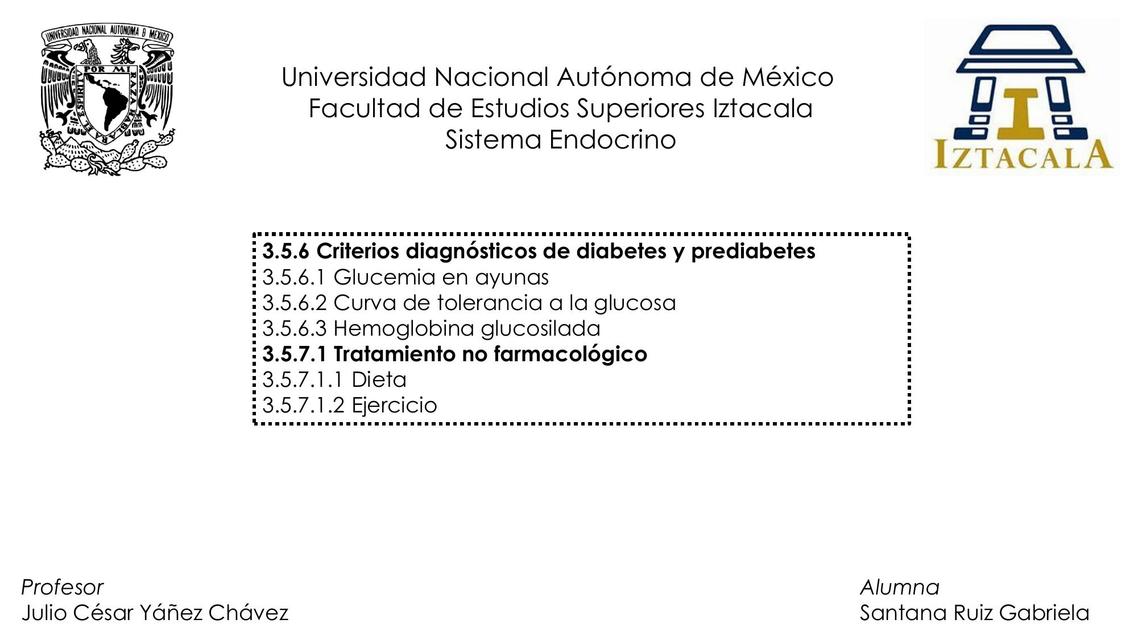 Tratamiento no farmacológico para Diabetes 