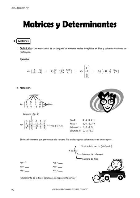 Matrices y Determinantes 