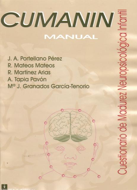 Cunamin manual:cuestionario de madurez neuropsicologica infantil