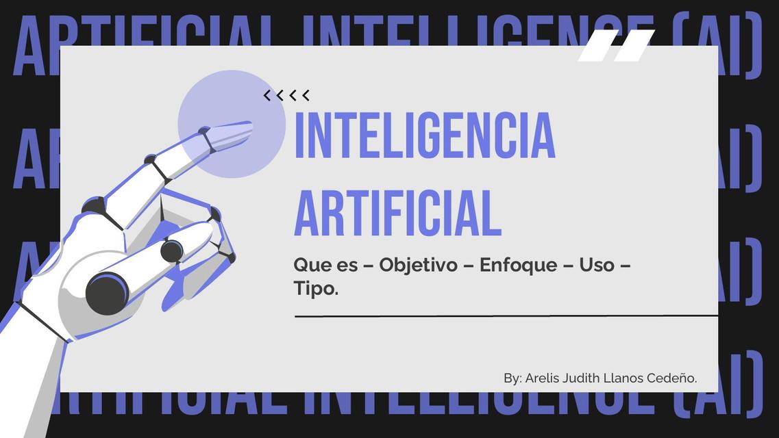 Inteligencia Artificial