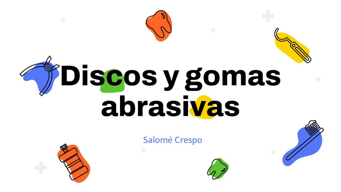 Discos y Gomas Abrasivas