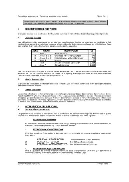 Ejemplos de aplicación en consultoría