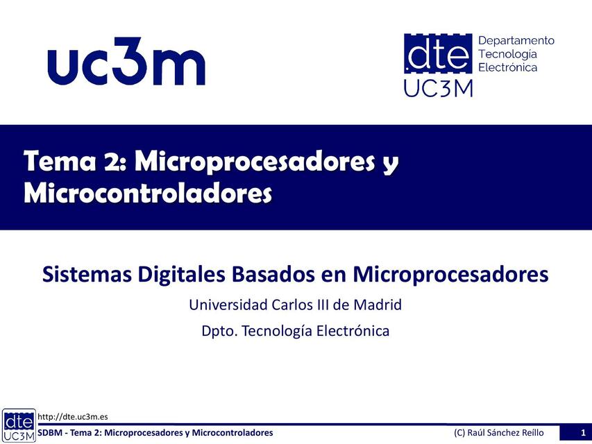 Tema 2 Arquitectura de microcontrolador 