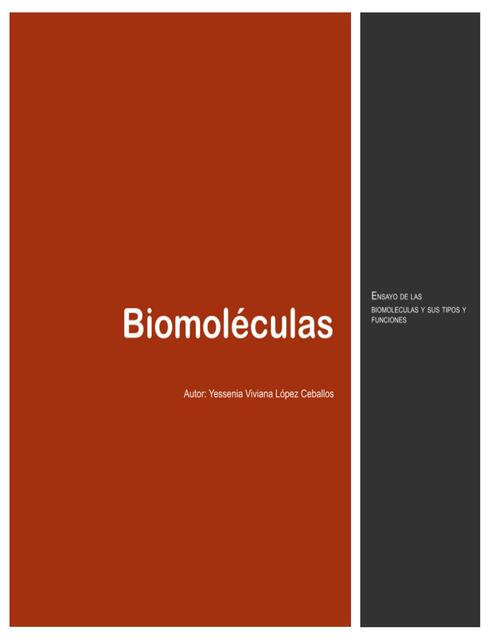 Biomoléculas ensayo