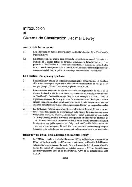 Clasificación decimal Dewey