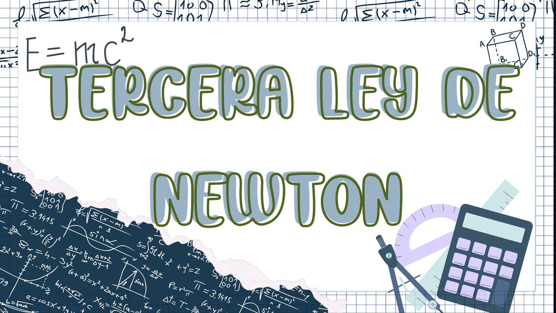 Tercera Ley de Newton