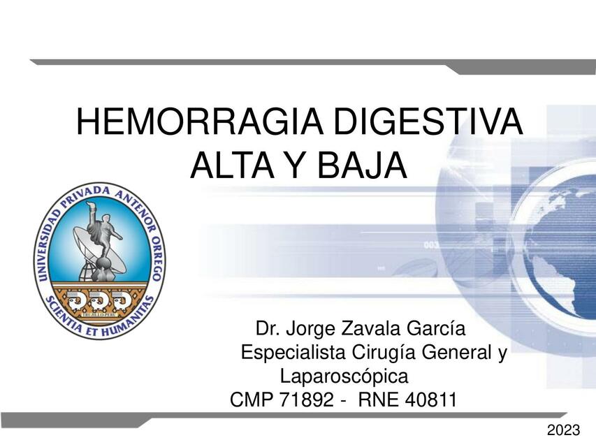 Hemorragia Digestiva