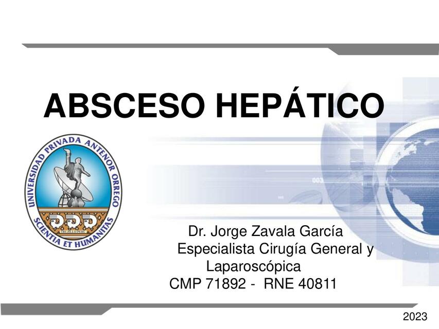 Absceso Hepático