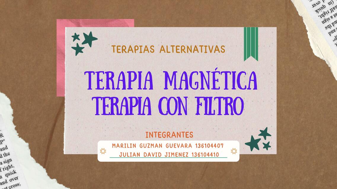 TERAPIA MAGNETICA 