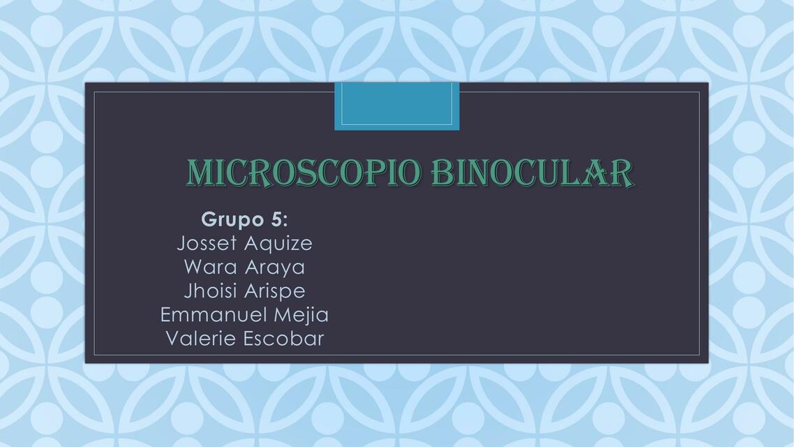 Microscopio Binocular 