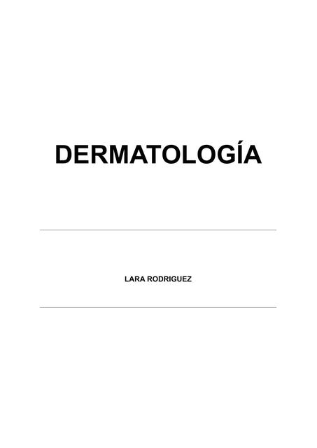 Dermatología 