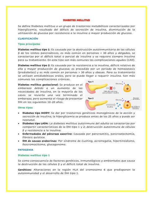 Diabetes Mellitus 