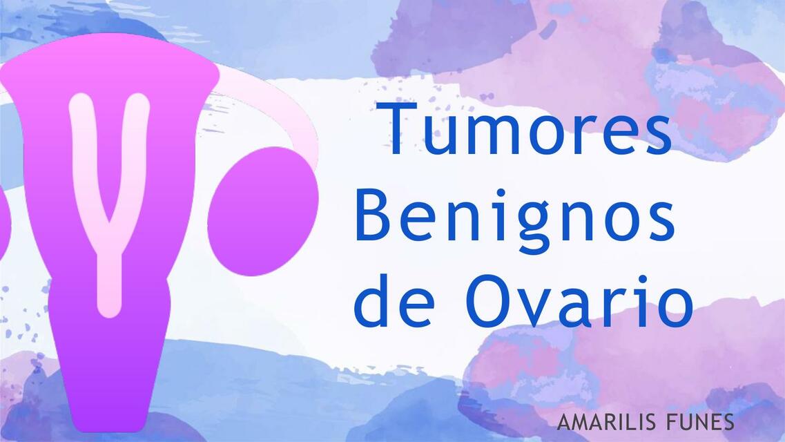 Tumores benignos de ovario