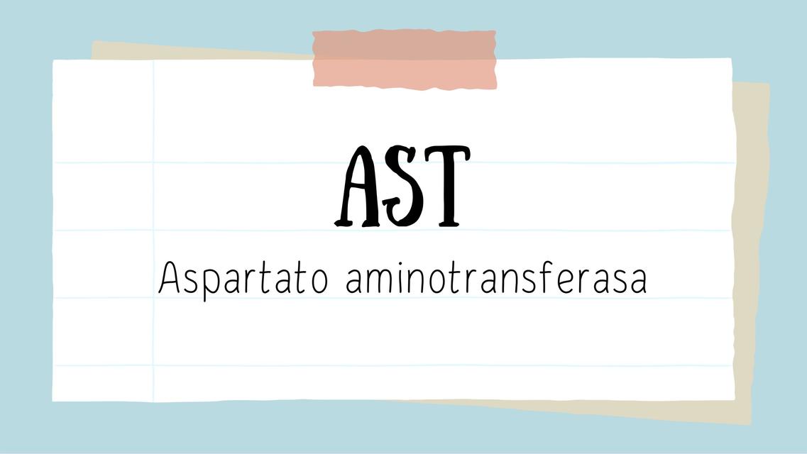 Aspartato Amino Transferasa 