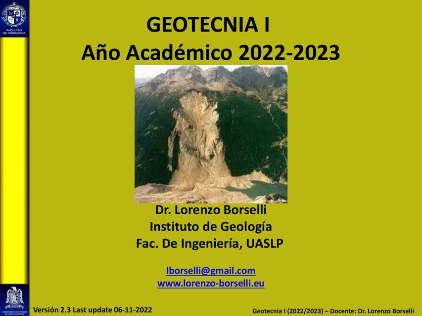 Geotecnia 1 Parte VI