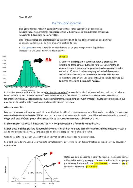 Distribución normal 