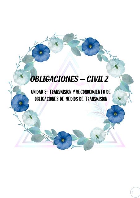 Transmisión y reconocimiento de obligaciones de medios de transmisión 