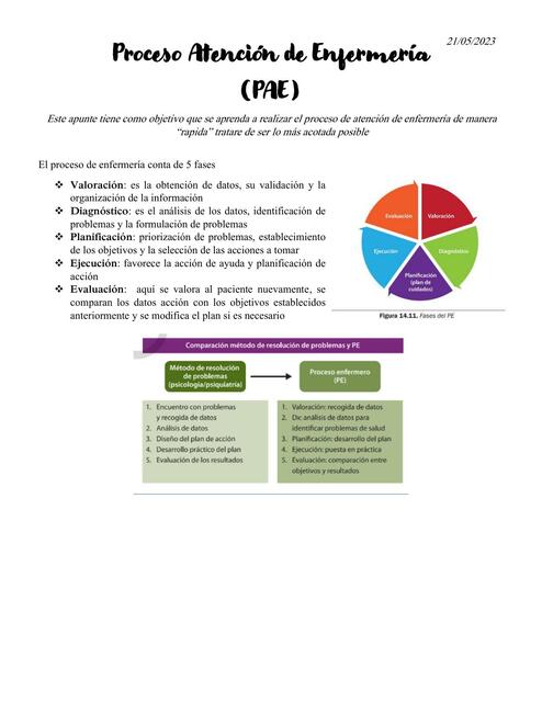 Proceso Atención de Enfermería 