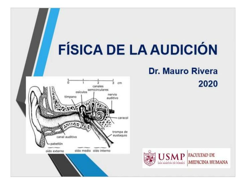 Física de la Audición 