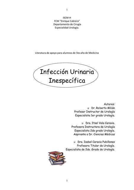 Infección Urinaria Inespecifca